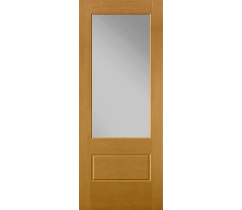 Columbia 3 Quaters Light Fiberglass Entry Door