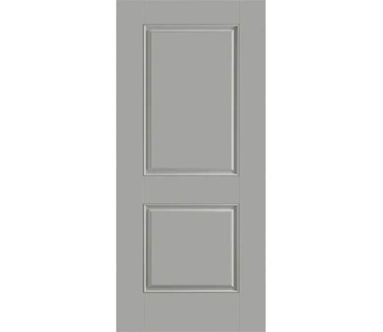 Columbia Two Panel Square Fiberglass Entry Door